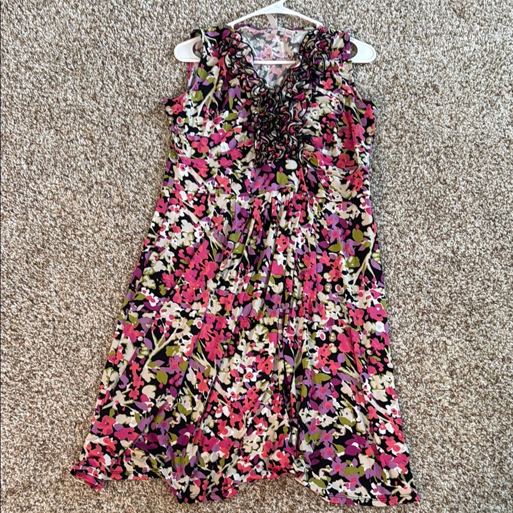 Women’s Dress - Pink, Green, Black